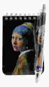 Notitieboekje met Pen, Meisje met Parel, Johannes Vermeer