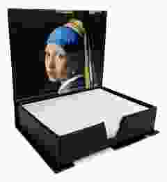 Notitieblok / Memobox "Meisje met Parel"