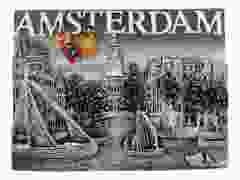 Amsterdamse Gracht Magneet - 3D