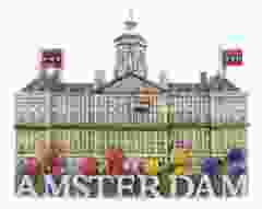 Royal Palace of Amsterdam Magnet- 3D