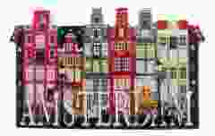 Kleurrijke Grachtenpanden Magneet 