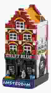 Mini Huisje Amsterdam "Delft Blue"