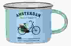 Mok Memoriez - Hollandse Fiets  -  Matte Blauw - Klein