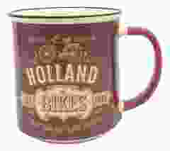 Beker vintage Holland "Bicycle Country" 