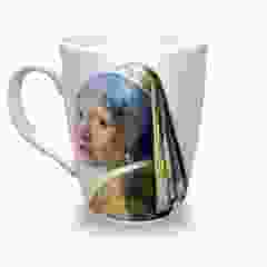 Mok "Meisje met Parel" - Wit