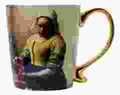 Mok "Het Melkmeisje, Vermeer in Pastel"