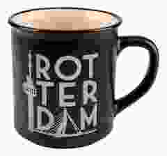 Mok "Rotterdam" - Zwart - Groot
