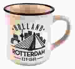 Mok "Rotterdam" - Wit - Groot