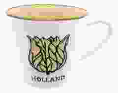 Mok Tulp Holland Wit/Zalm