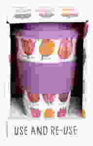 Take Away Mok met Witte Tulpen 