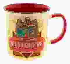 Beker Vintage Amsterdam Skyline Rood 