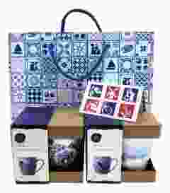 Cadeautas met Delfts Blauwe Koffiemokjes