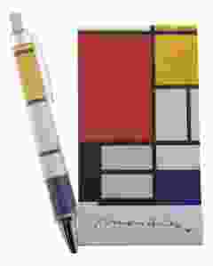 Notitieboekje en Pen Mondriaan