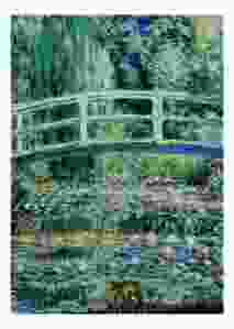 Theedoek, "Waterlelies en Japanse brug", Claude Monet