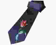 Stropdas Tulp enkel, navy