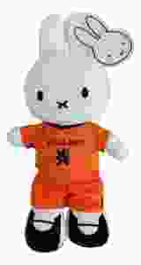 Voetbal Nijntje in oranje, 24 cm