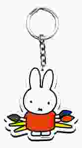 Sleutelhanger Nijntje Artiest - Hout