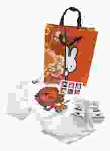 Baby Romper cadeauset "Witte I Love Holland Leeuw"