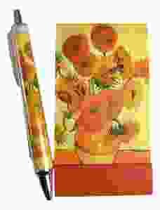 Notitieboekje en Pen Zonnebloemen, Vincent van Gogh