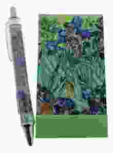 Notitieboekje en pen "De Irissen" Vincent van Gogh