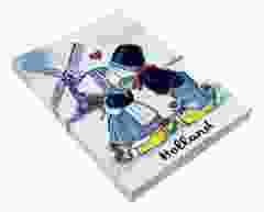 Notitieboekje A6 met uitvouwbare cover Kissing Couple