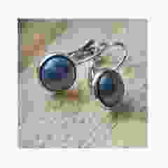 Set 10mm Lapis Lazuli oorbellen