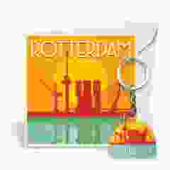 Postkaart Rotterdam met Sleutelhanger 