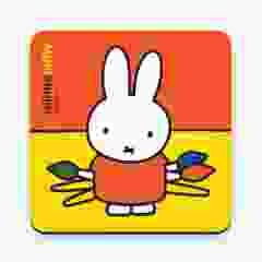 Onderzetter "Nijntje als artiest"