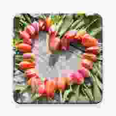 Onderzetter Tulpen Hart