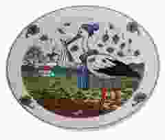 Geboortebordje Ooievaar, Herfst