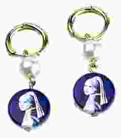 Oorbellen Meisje met Parel Goudkleurig