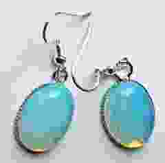 Set opalite earrings 18x14mm