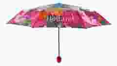 Paraplu Tulpen met molens - Fuchsia