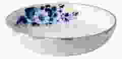 Blauw Bloesem Pastabord, Ø 24 cm