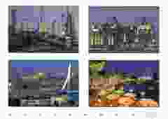 Postkaart "Rotterdam Vier Fotos"