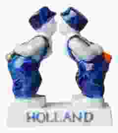 Kussend Paartje Boer - Boer 8cm 