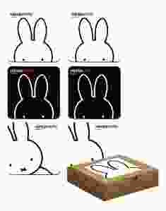 Onderzetters Nijntje Snoet, 6 stuks