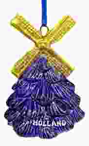 Kersthanger "Kerstboom met gouden wieken"