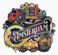 Magneet Vintage Ornaments Amsterdam