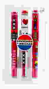 Pennen set Amsterdam Logo