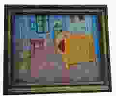 Koelkastmagneet "De  Slaapkamer", Vincent van Gogh