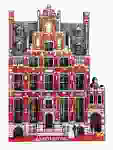 Koelkastmagneet Amsterdam Het Huis met de Hoofden