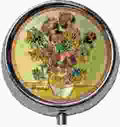 Pillendoosje Zonnebloemen