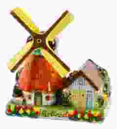 Poldermolen Kleur, 10 cm