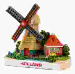 3D magneet poldermolen Holland