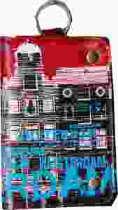 Wallet Kelly Picture  Amsterdam in red/blue by robin ruth