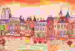 Postkaart "Den Haag Parlement"