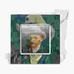 Postkaart met magneet "Zelfportret met Vilten Hoed", Vincent van Gogh