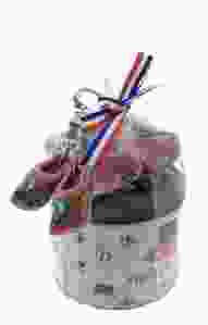 Regenboog Blikje - Stroopwafels met klompjes - Roze