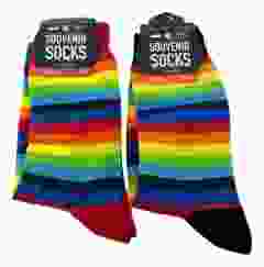 Paar Regenboog Sokken - Heren 40-46